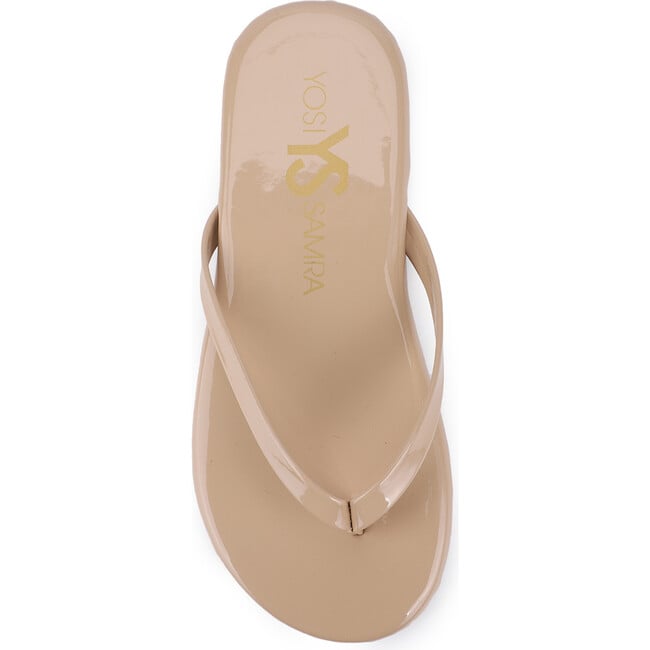 Miss Rivington Flip Flop, Nude Patent - Sandals - 3