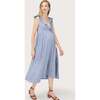 The Women's Sarah Dress, Steel Blue - Dresses - 5