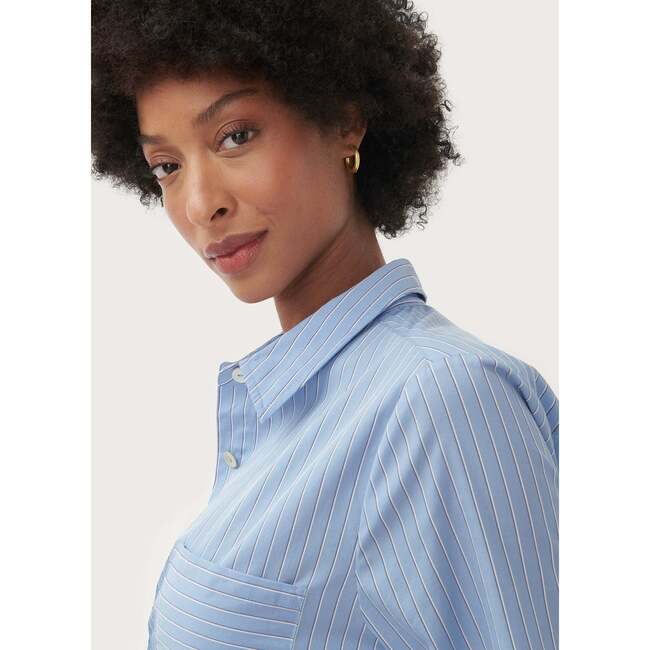 The Women's Jesse Shirtdress, Blue - Dresses - 4