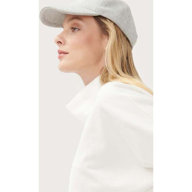 The Women's Funnel Neck Out-The-Door Sweatshirt, Ivory - Sweatshirts - 3