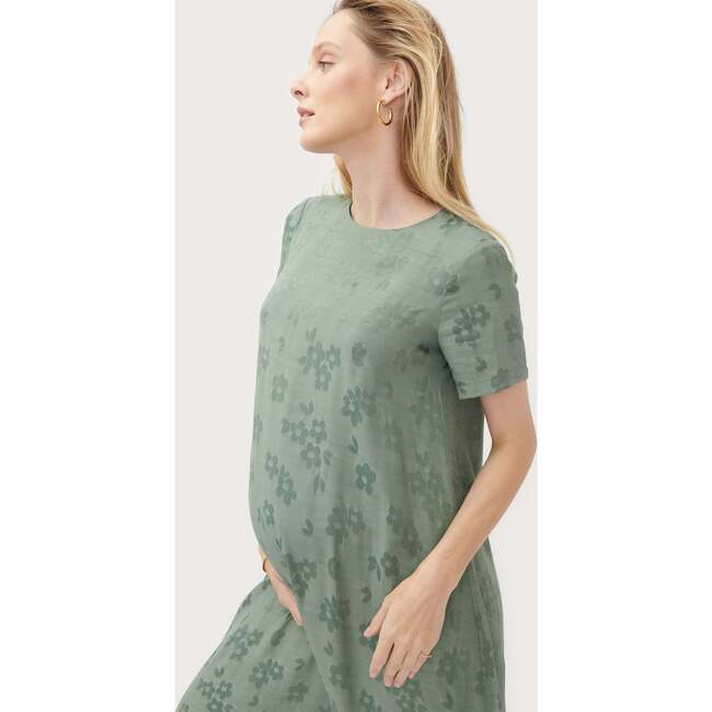 The Women's James Dress, Sage Floral - Dresses - 4