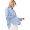 The Women's Classic Buttondown, Blue Stripe - Shirts - 1 - thumbnail