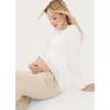The Women's Fitted Longsleeve Tee, White - Tees - 4