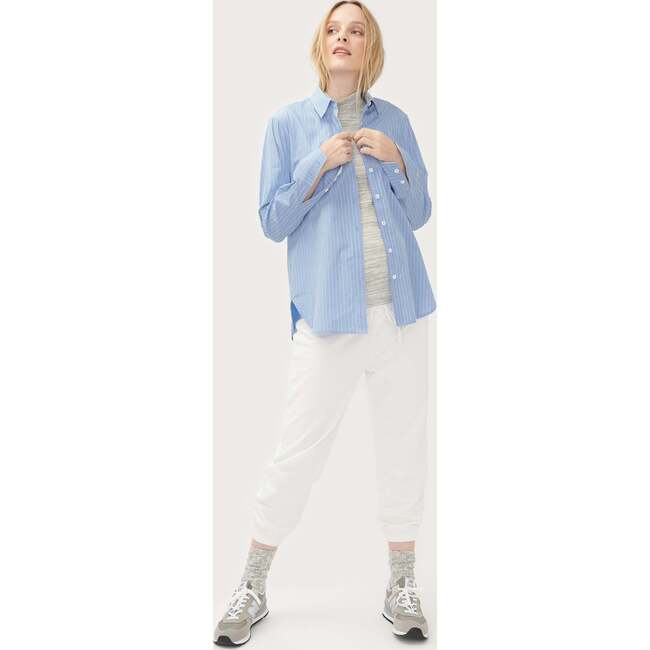 The Women's Classic Buttondown, Blue Stripe - Shirts - 2