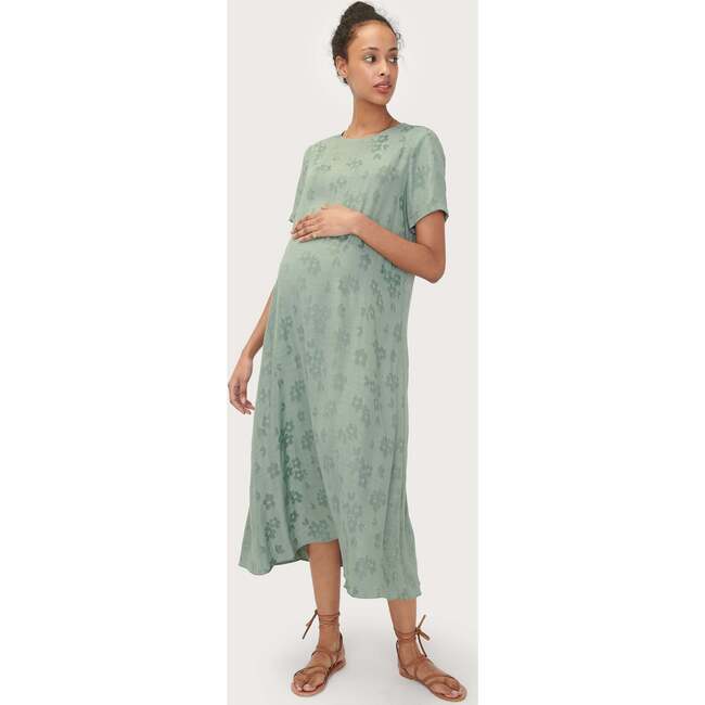 The Women's James Dress, Sage Floral - Dresses - 6