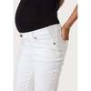 The Women's Crop Maternity Jean, True White - Jeans - 4 - thumbnail
