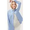 The Women's Classic Buttondown, Blue Stripe - Shirts - 3