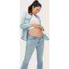 The Women's Crop Maternity Jean, Light Wash - Jeans - 4 - thumbnail