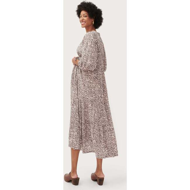 The Women's Aria Dress, Slate/Peach Floral - Dresses - 4