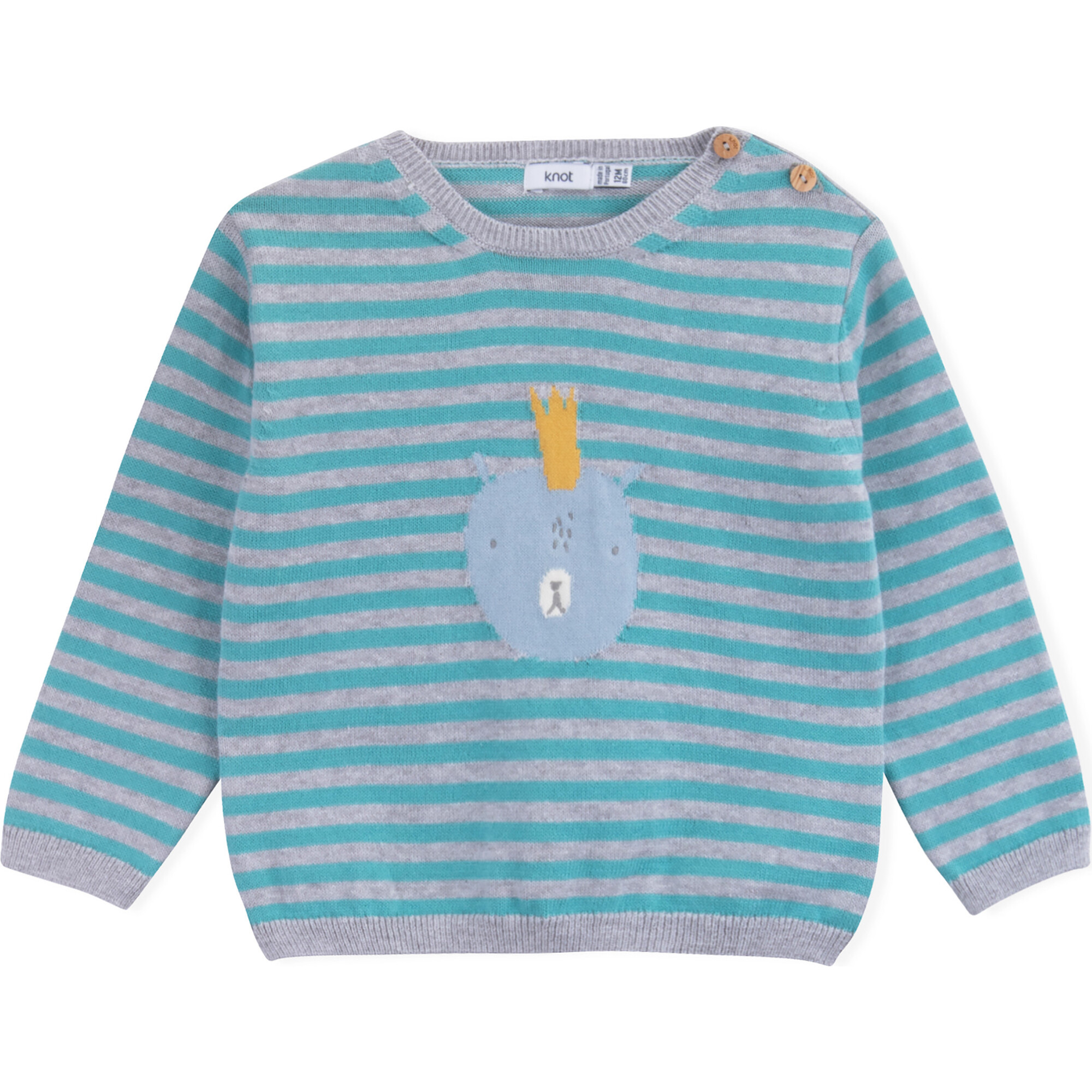 Sweater Baby Tricot, Bear - Sweaters - 1