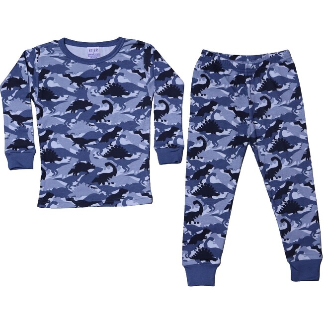 Pajama Set, Dino Camo - Pajamas - 1