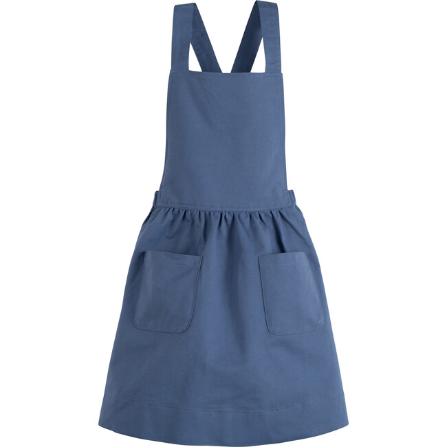 Millie Pinafore Dress, New Dusty Blue