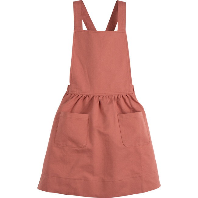 Millie Pinafore Dress, Dusty Pink - Dresses - 1