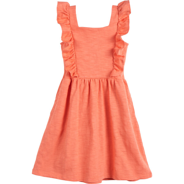 Tiffany Dress, Coral - Maison Me Dresses | Maisonette