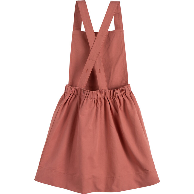 Millie Pinafore Dress, Dusty Pink - Dresses - 2
