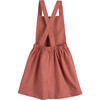Millie Pinafore Dress, Dusty Pink - Dresses - 2 - thumbnail
