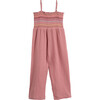 Salma Smocked Jumpsuit, Dusty Pink - Rompers - 3