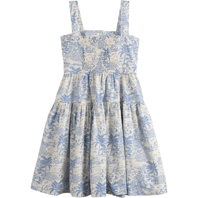Ashlynn Dress, Seascape Toile - Dresses - 3