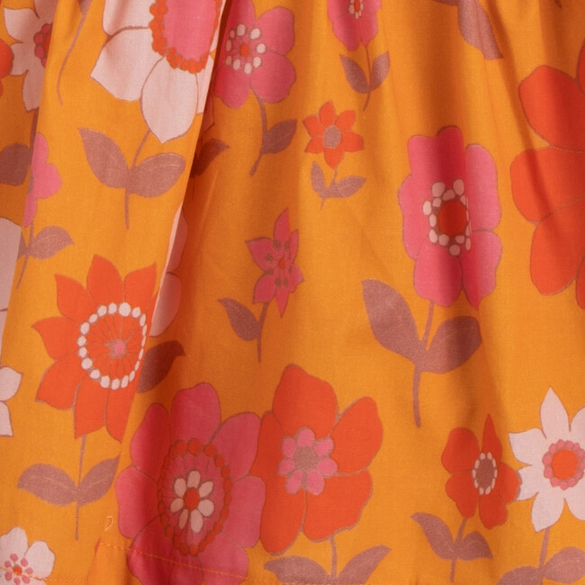 Baby Mila Dress with Bloomer, Retro Floral - Dresses - 4