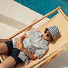Oliver Button Front Shirt, Seascape Toile - Shirts - 2
