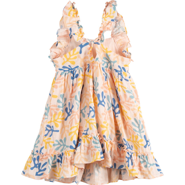 Mila Tie Back Dress, Leaf Multi - Dresses - 3