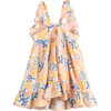 Mila Tie Back Dress, Leaf Multi - Dresses - 3 - thumbnail