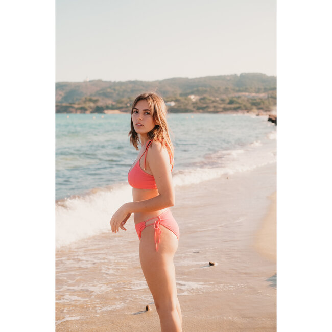 Bahamas Women Swim Panty, Coral - Two Pieces - 4