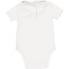 The Pointed Collar Short Sleeve Onesie, Muffin White - Onesies - 2 - thumbnail