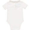 The Rounded Collar Short Sleeve Onesie, Muffin White - Onesies - 2 - thumbnail