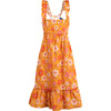 Women's Mara Dress, Retro Floral - Dresses - 1 - thumbnail