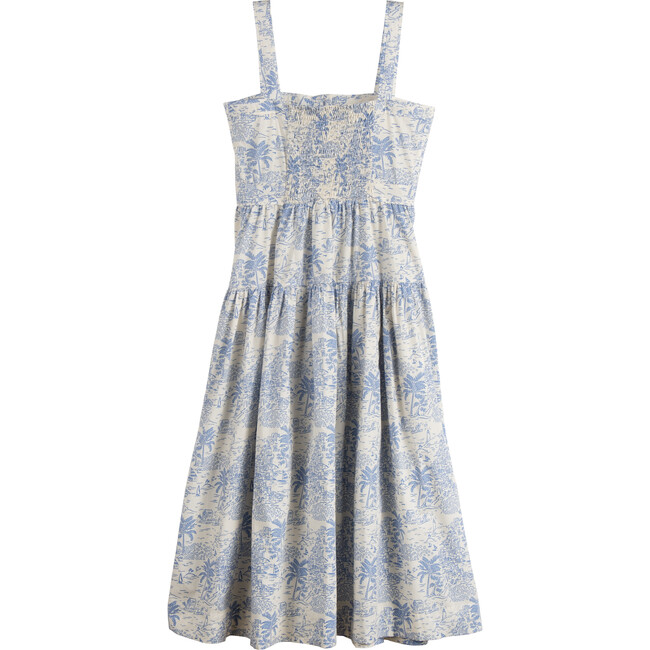 Women's Alicia Dress, Seascape Toile - Dresses - 2