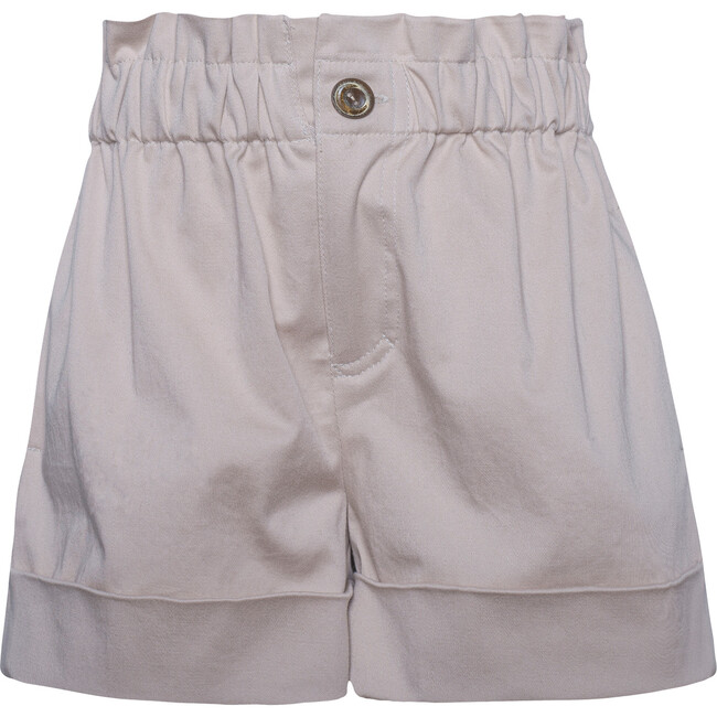 Cotton Shorts, Beige