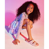 Neon Rebels x Freedom Moses Exclusive Two Band Slide, Rainbow Ombre Leopard - Sandals - 2 - thumbnail