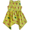 Watermelon Splash Handkerchief Hem Dress, Green - Dresses - 1 - thumbnail