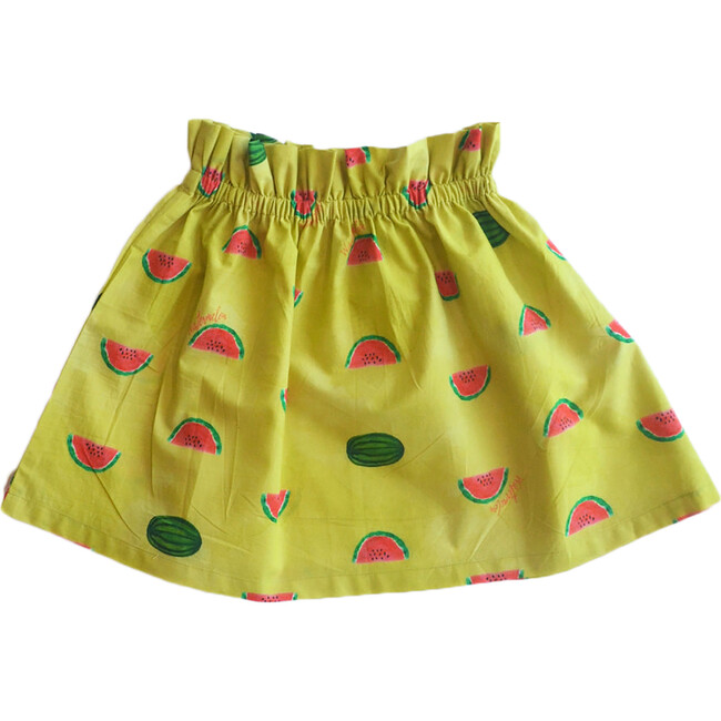 Watermelon Splash Skirt, Green