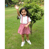 Hoopla Suspender Skirt, Red - Skirts - 2