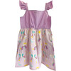 In the Sky Lavender Frilly Frock, Purple - Dresses - 3