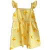 Kitty Kat Yellow Frilly Frock, Yellow - Dresses - 3