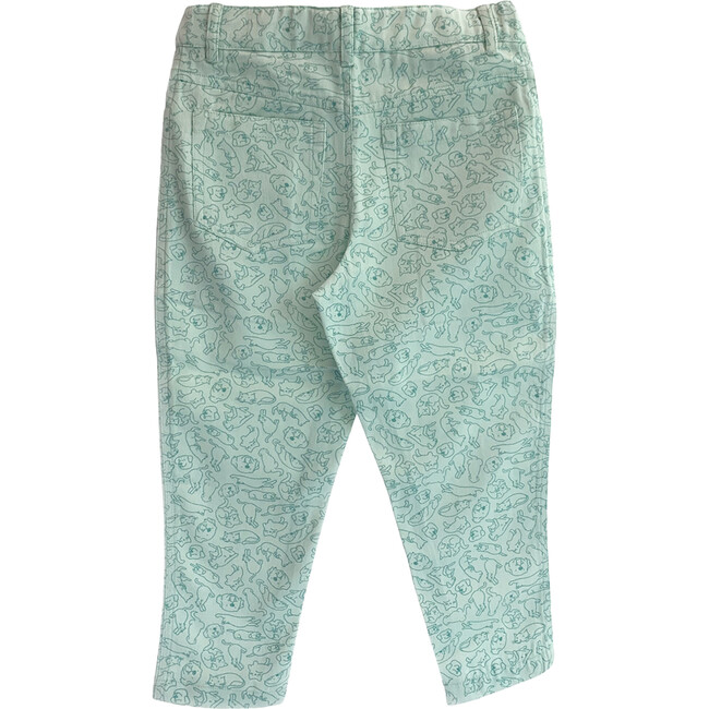 Cat-dog Aqua Blue Denim Jeans, Blue - Jeans - 3