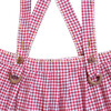Hoopla Suspender Skirt, Red - Skirts - 4