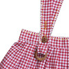 Hoopla Suspender Skirt, Red - Skirts - 5