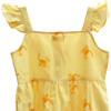 Kitty Kat Yellow Frilly Frock, Yellow - Dresses - 5