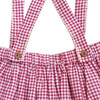 Hoopla Suspender Skirt, Red - Skirts - 6