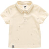 Polo Shirt, Cream - Shirts - 1 - thumbnail