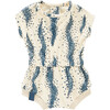 Baby Terry Romper, Cream - Rompers - 1 - thumbnail
