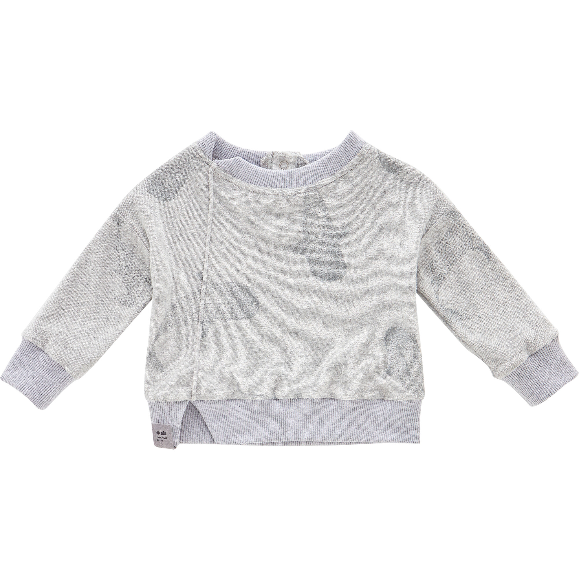 Baby Terry Sweatshirt, Heather Grey - Sweatshirts - 1