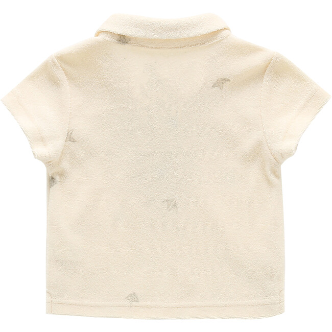 Baby Polo Shirt, Cream - Shirts - 2