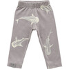 Baby Leggings, Grey - Pants - 1 - thumbnail