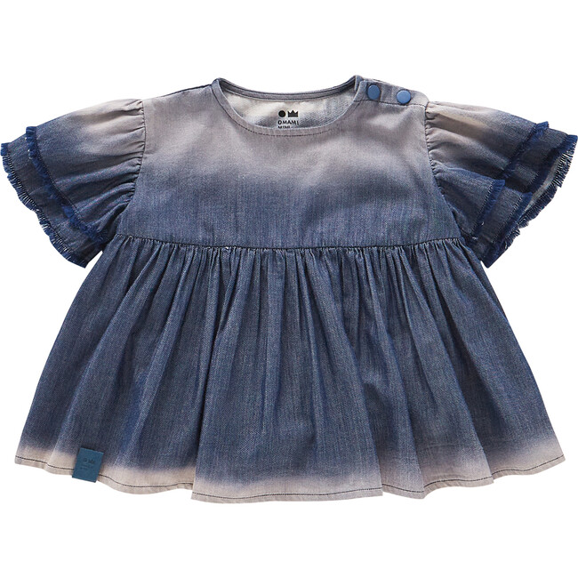 Baby Fit & Flare Dress, Navy
