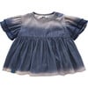 Baby Fit & Flare Dress, Navy - Dresses - 1 - thumbnail